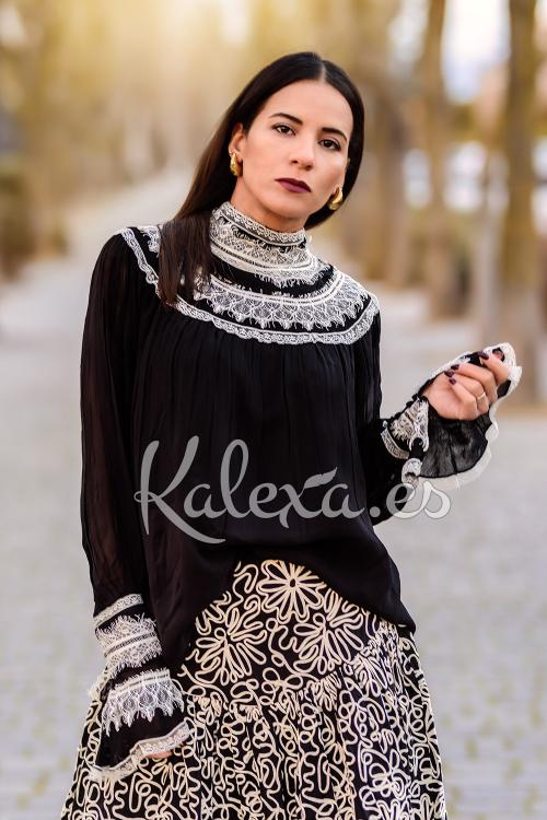 Boho-Diamant-Bluse für Edén