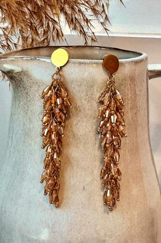 Pendientes Boho Cristales