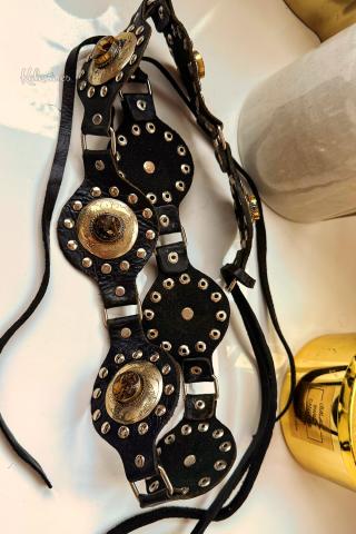 Cintura boho in pelle Alph