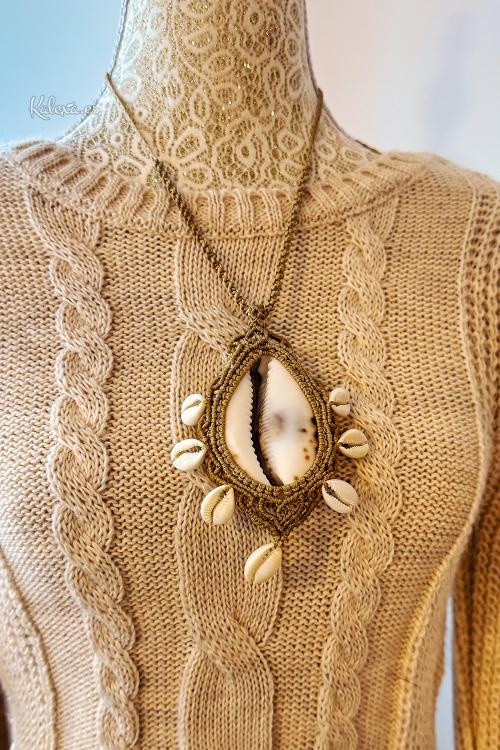 Pingente Boho Concha