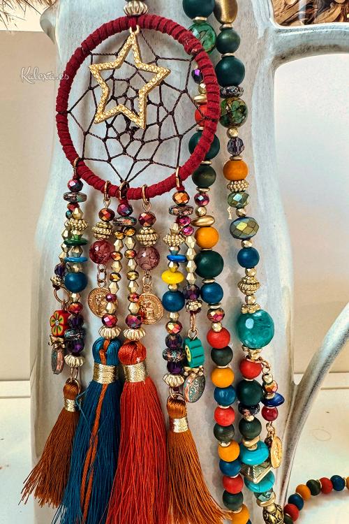 Pingente Apanhador de Sonhos Estrela