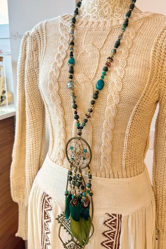 Dreamcatcher Feathers Pendant