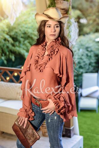 Blouse Boho à Volants