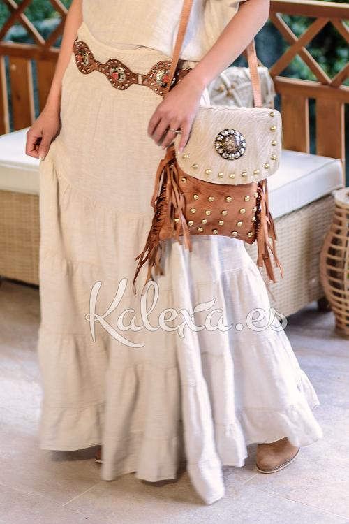 Boho Leinenrock Khuyana