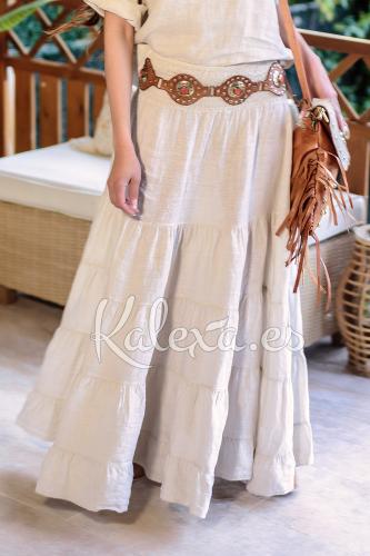 Gonna Boho in Lino Khuyana