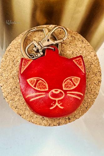 Boho Katzenschlüsselanhänger