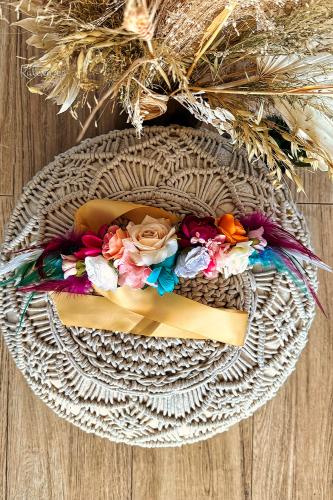 Belt Flowers and Feathers Marta