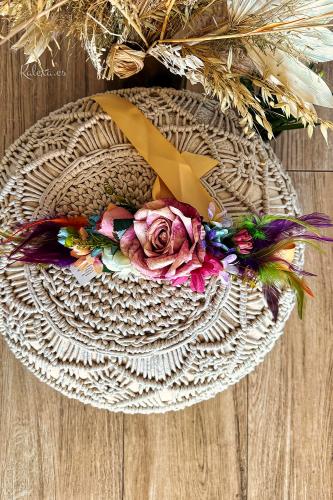 Cintura fiori multicolori