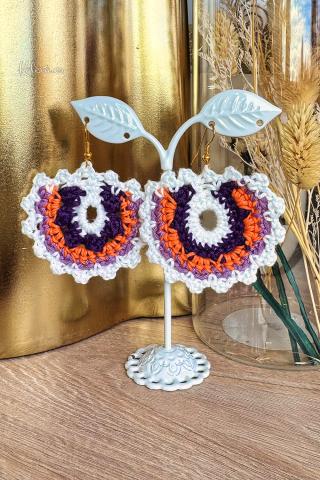 Boucles d'oreilles Boho Crochet