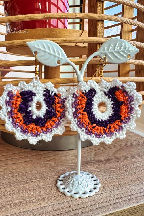 Brincos Boho Crochê