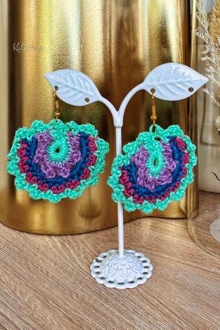 Boucles d'oreilles Boho Crochet