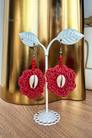 Boucles d'oreilles Crochet Caracolita