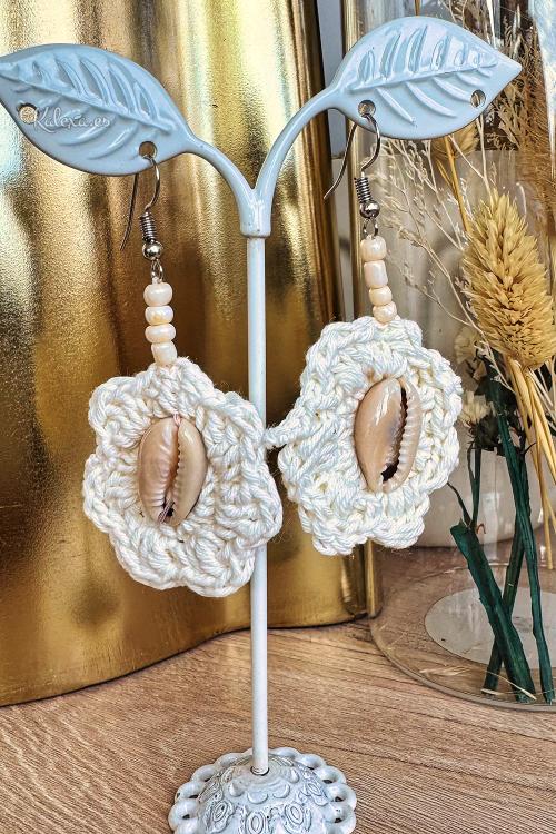 Boucles d'oreilles Crochet Caracolita