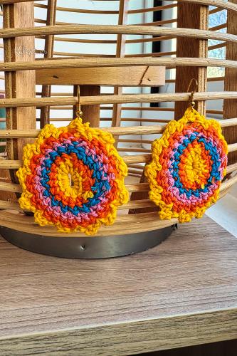 Boucles d'oreilles crochet Mora