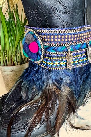 Boho Pompon Laarshoezen