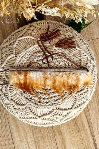 Multifunction feather headband