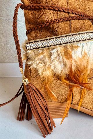 Multifunction feather headband