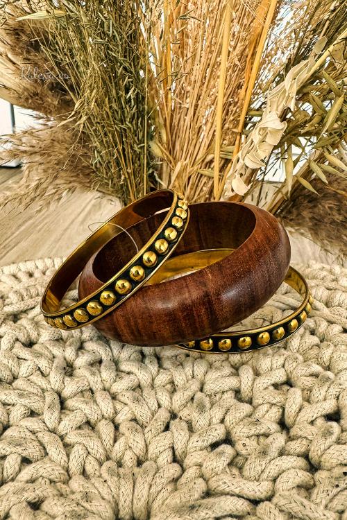 Pulsera Boho Canela