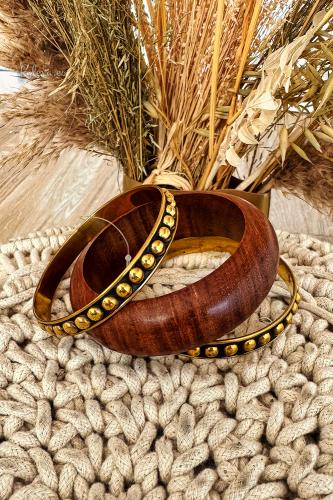 Armband Boho Zimt