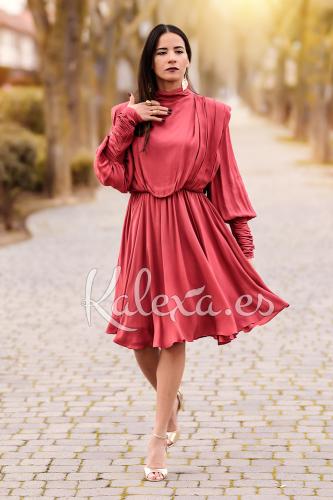 Vestido Invitada Boho Diamond Teja