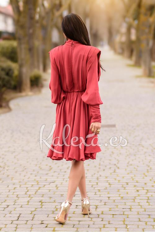 Vestido Invitada Diamond Teja