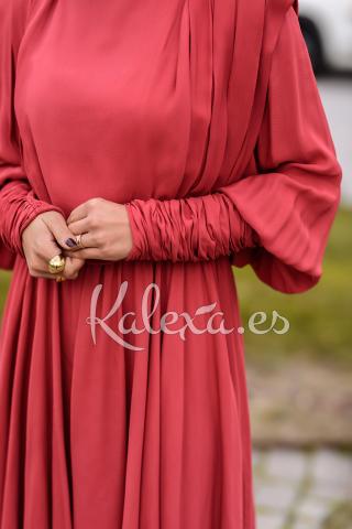 Vestido Invitada Boho Diamond Teja