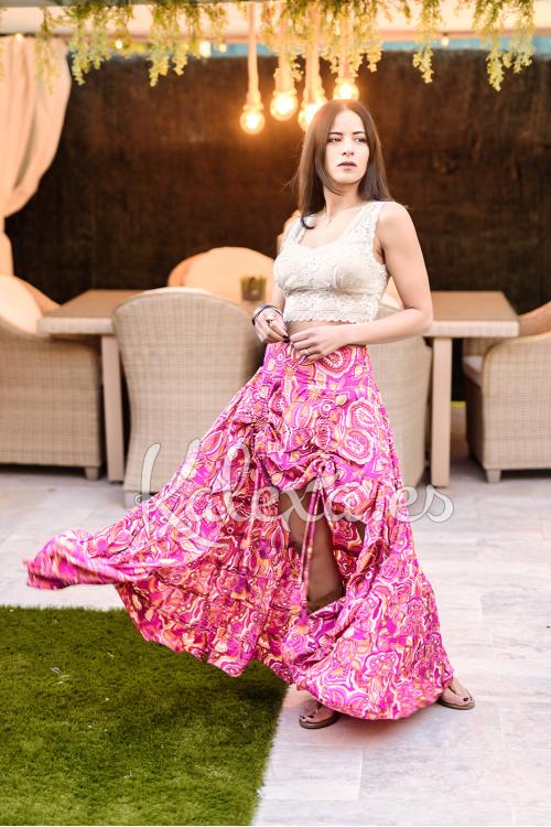 Boho asymmetrischer Sternenrock