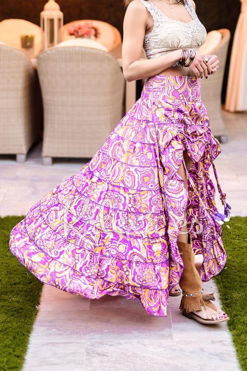 Gonna boho asimmetrica Stella