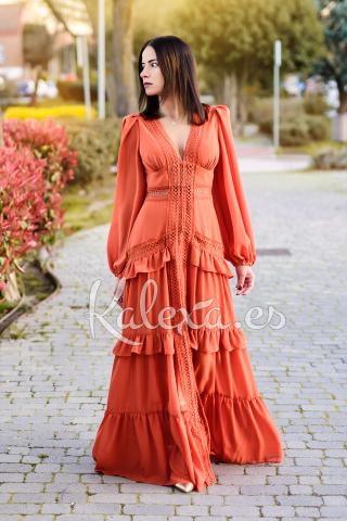Vestido Invitada Boho Xia