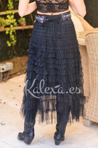 Boho-Gürtel mit Fransen und Muscheln