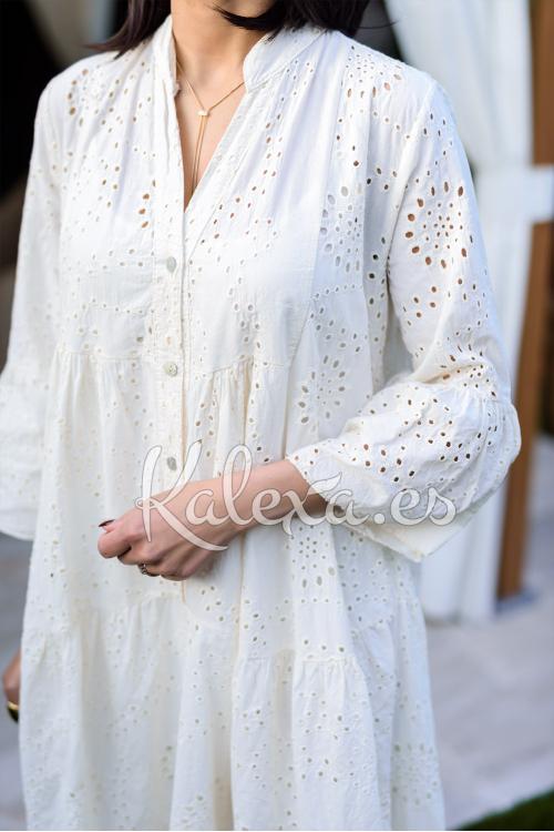 Besticktes englisches Kleid Omar