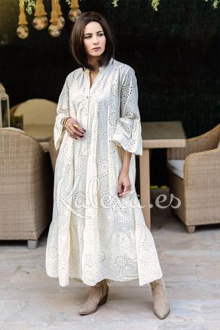 Besticktes englisches Kleid Omar