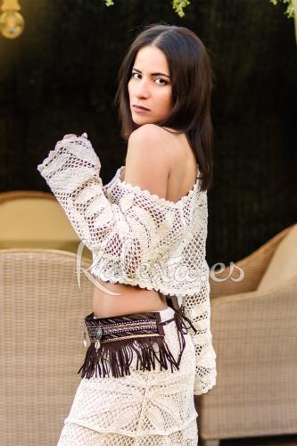 Top Crochet Boho Kora