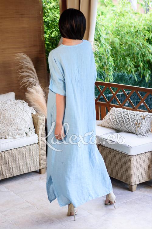 Abito Boho in lino Reiko