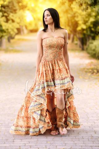 Boho-Kleid Möwe