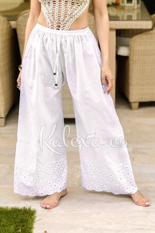 Calça boho de praia