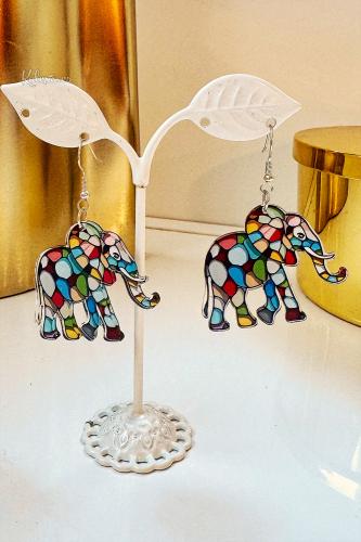 Boho Olifant Oorbellen