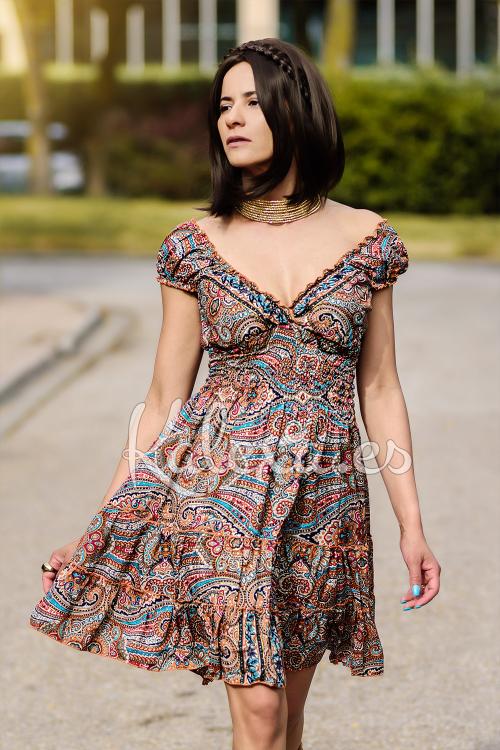 Kurzes Boho-Kleid Aitana
