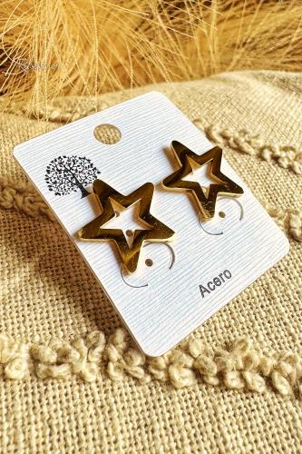 Boho Star Steel Earrings
