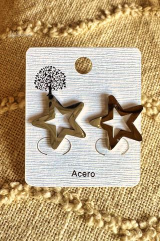 Boho Star Steel Earrings