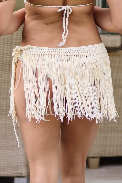 Boho Chic Fringed Pareo