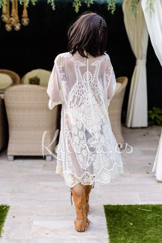 Boho kanten tuniek Lu