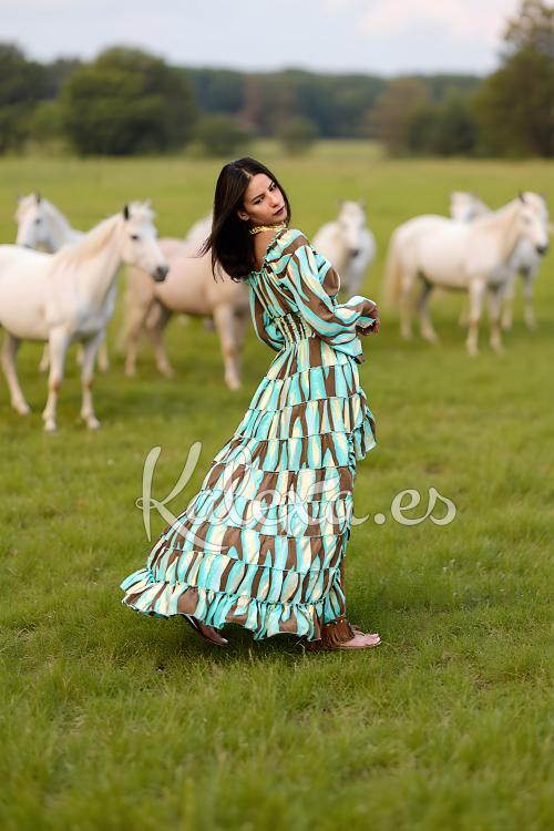 Vestido Boho Kalexa Chocolat