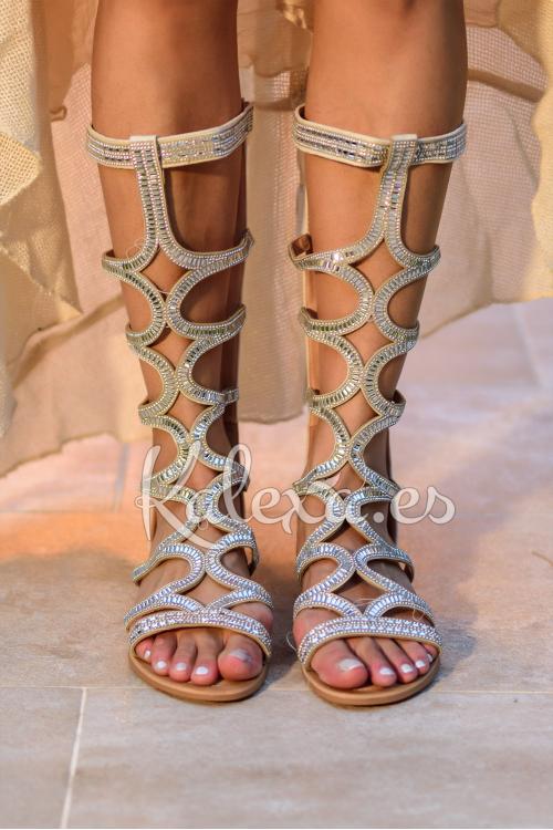 Sandalias Boho Cristales
