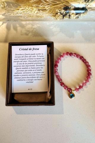 Boho Strawberry Crystal Bracelet