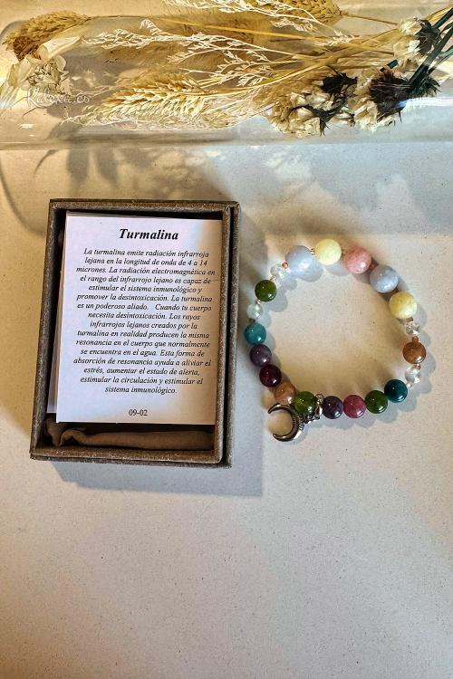 Pulsera Boho Turmalina