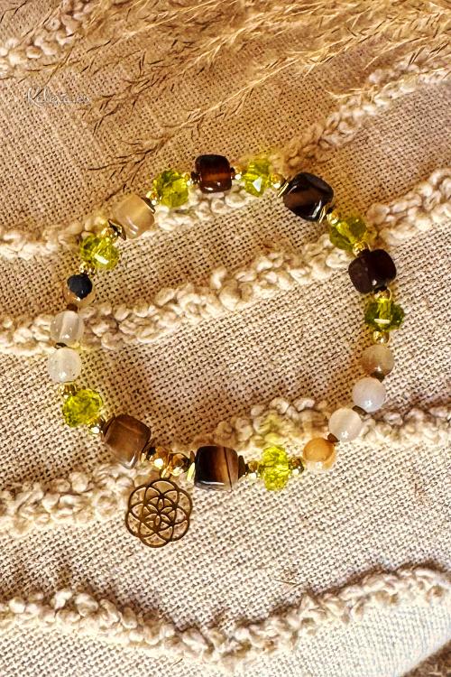 Pulsera Boho Piedra Ágata