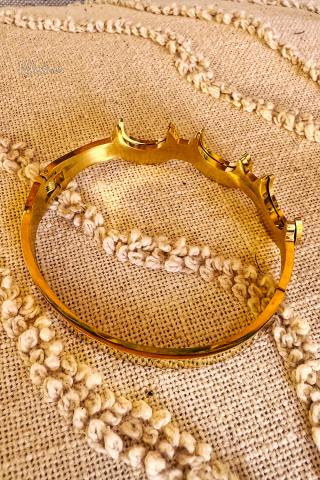 Boho Armband met Stalen Manen