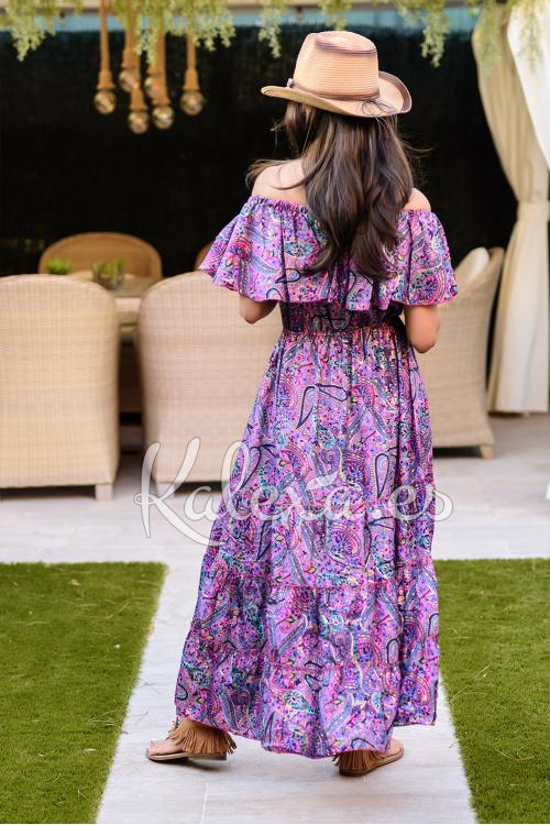 Vestido Boho Rosa del Alba