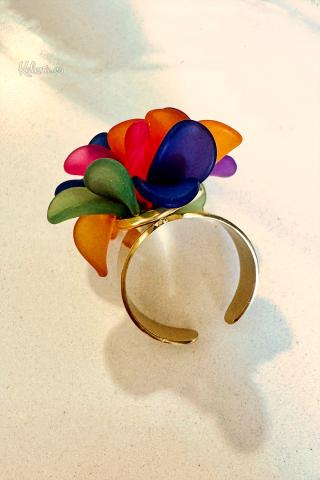 Anillo Boho Pétalos
